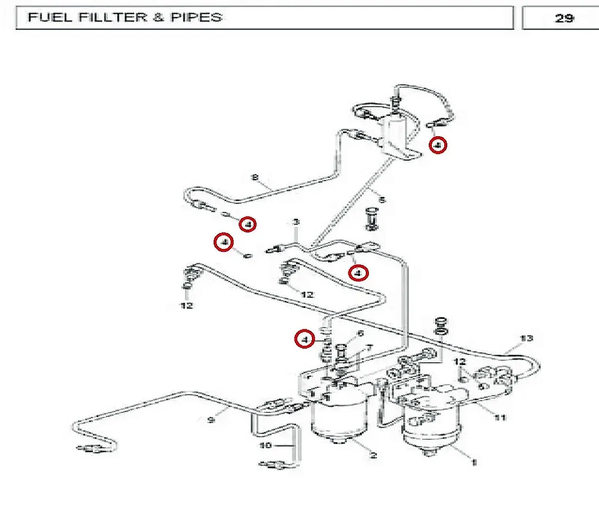 Millat Massey Ferguson Tractor Spare Part OLIVE 19062119062 - Massey Ferguson tractor spare part
