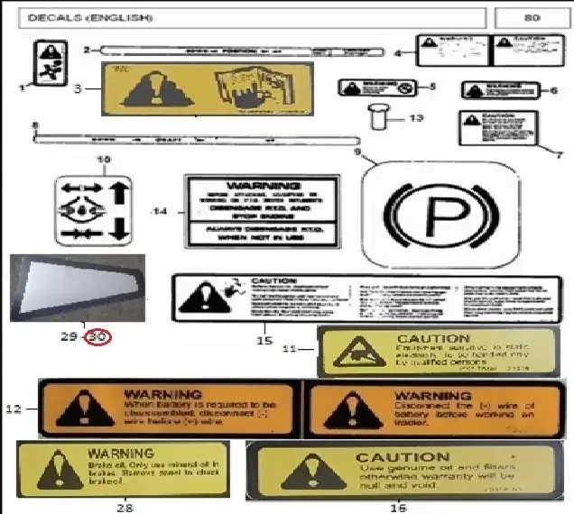 Diagram reference for Millat Massey Ferguson Tractor Spare Part 1 EMBLEMCONSOLERH 375385483021 - Massey Ferguson tractor spare part