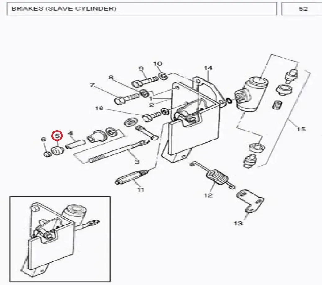 Diagram reference for Millat Massey Ferguson Tractor Spare Part 7 SPHERICAL WASHER 10337713596783 - Massey Ferguson tractor spare part