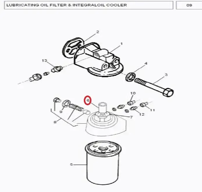 Diagram reference for Millat Massey Ferguson Tractor Spare Part 8 CONNECTION 2601850481185048 - Massey Ferguson tractor spare part