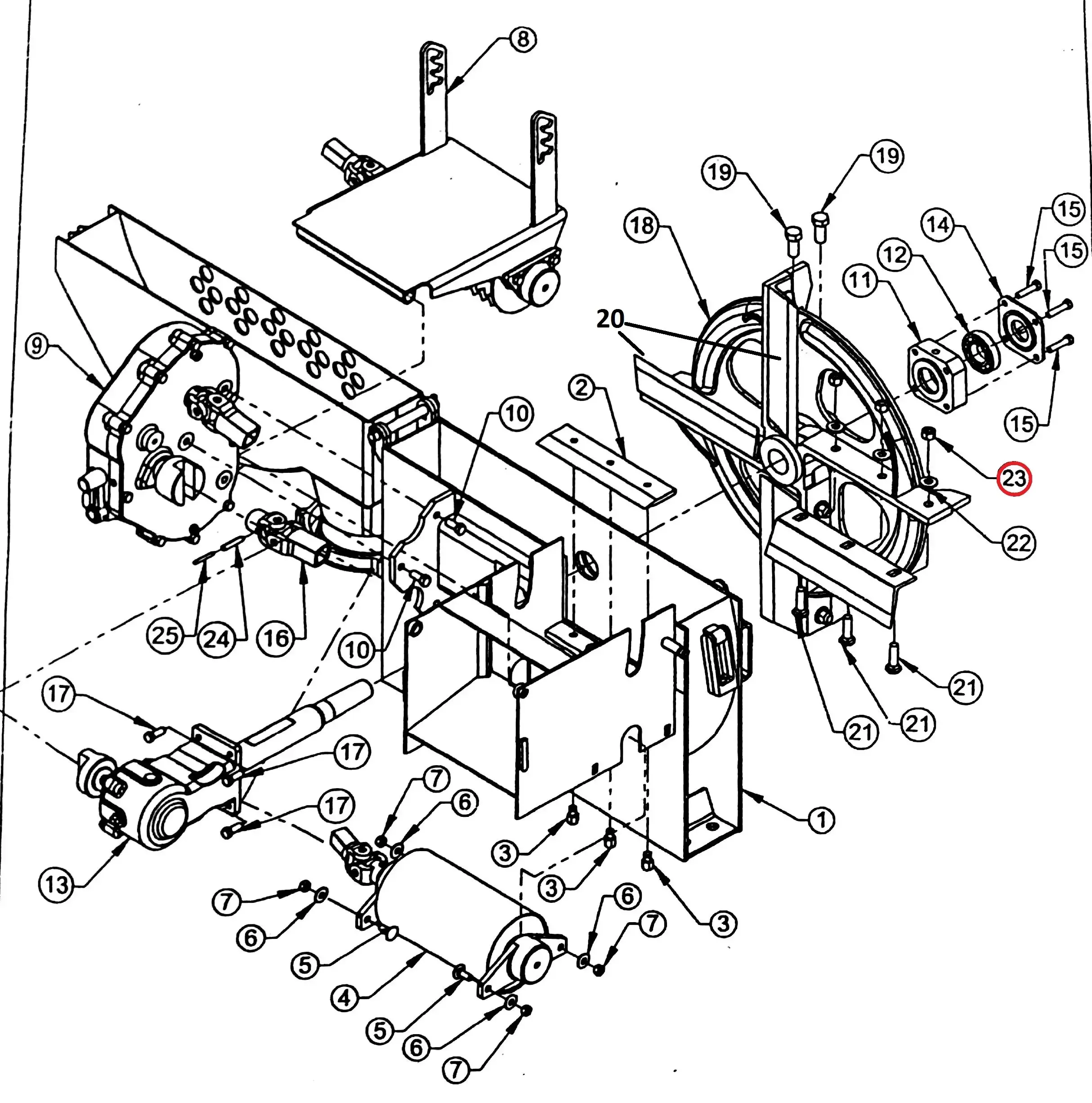 Diagram reference for Millat Massey Ferguson Tractor Spare Part 7 NUT 12701212 BSWG 2 ZB 5602475560247 - Massey Ferguson tractor spare part
