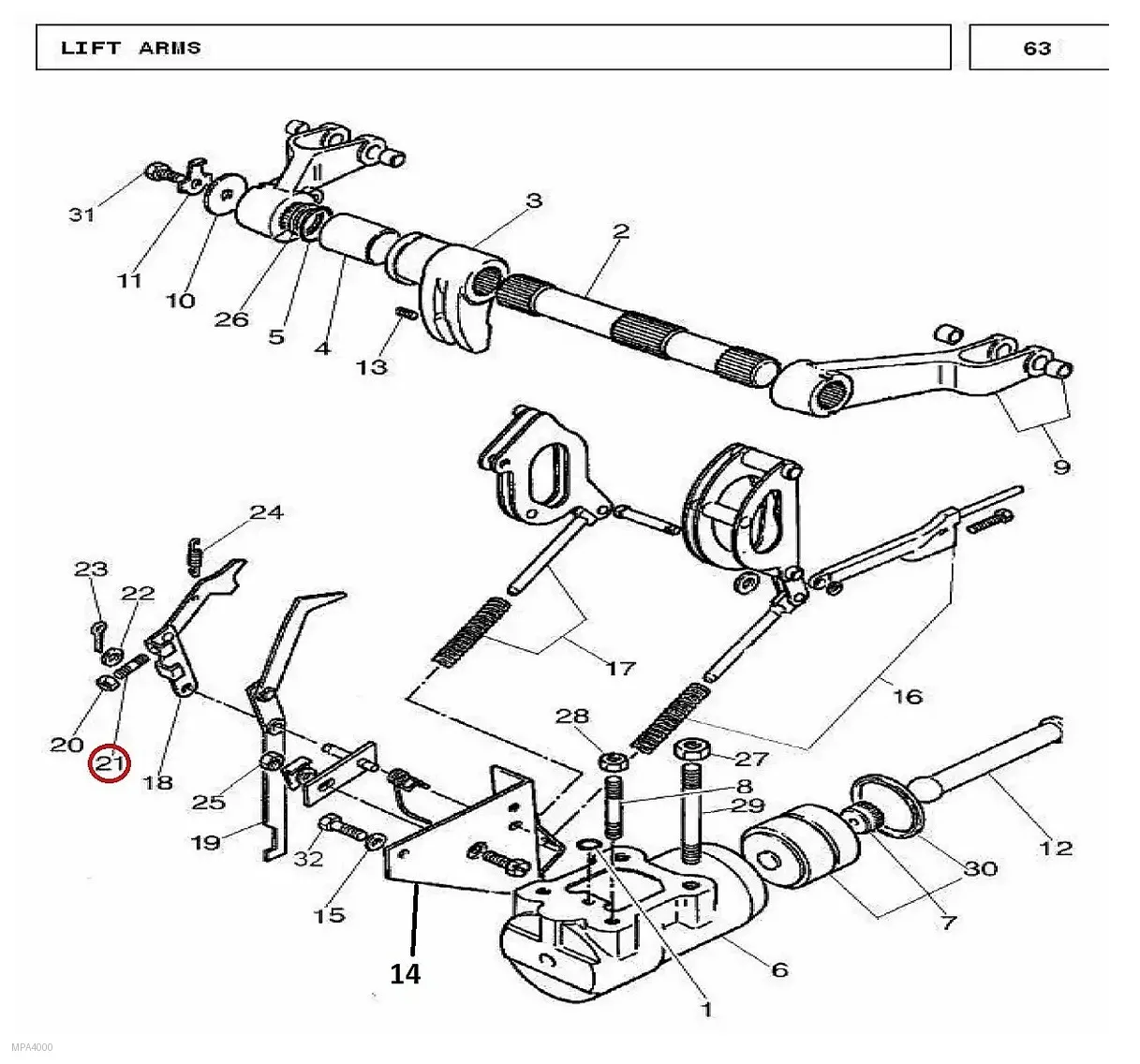 Millat Massey Ferguson Tractor Spare Part SET SCREW 1024 UNC 3 AL 22226104126104 - Massey Ferguson tractor spare part