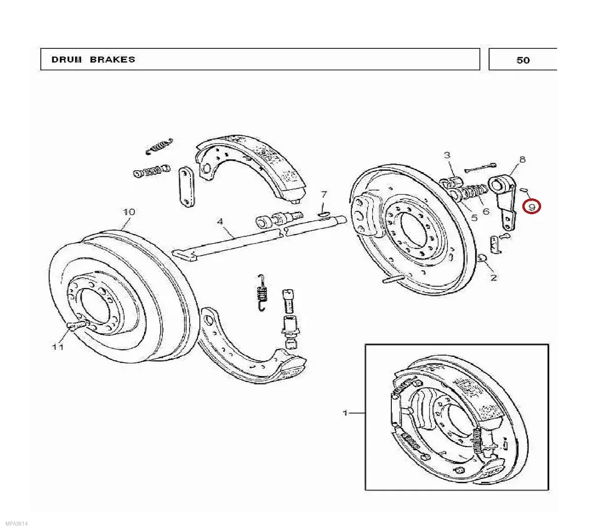 Millat Massey Ferguson Tractor Spare Part SCREW 1420 L 63 DRUMBRAKE 10289110289 - Massey Ferguson tractor spare part