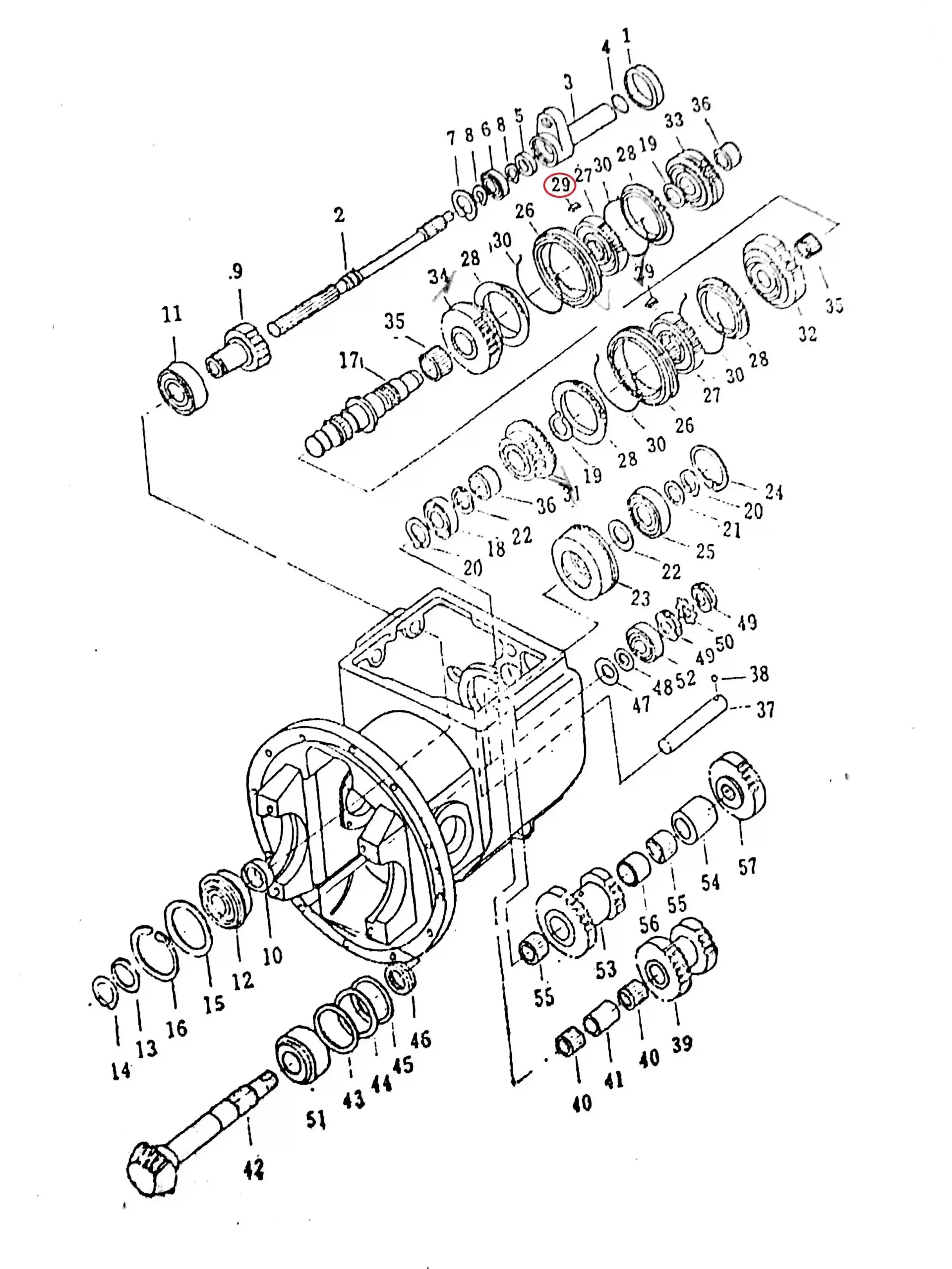 Diagram reference for Millat Massey Ferguson Tractor Spare Part 0 INSERT 12108081557342011 H - Massey Ferguson tractor spare part