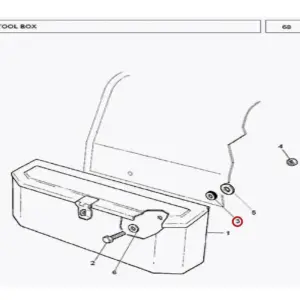 Millat Massey Ferguson Tractor Spare Part SPACERTOOLBOX 560051882690 - Massey Ferguson tractor spare part