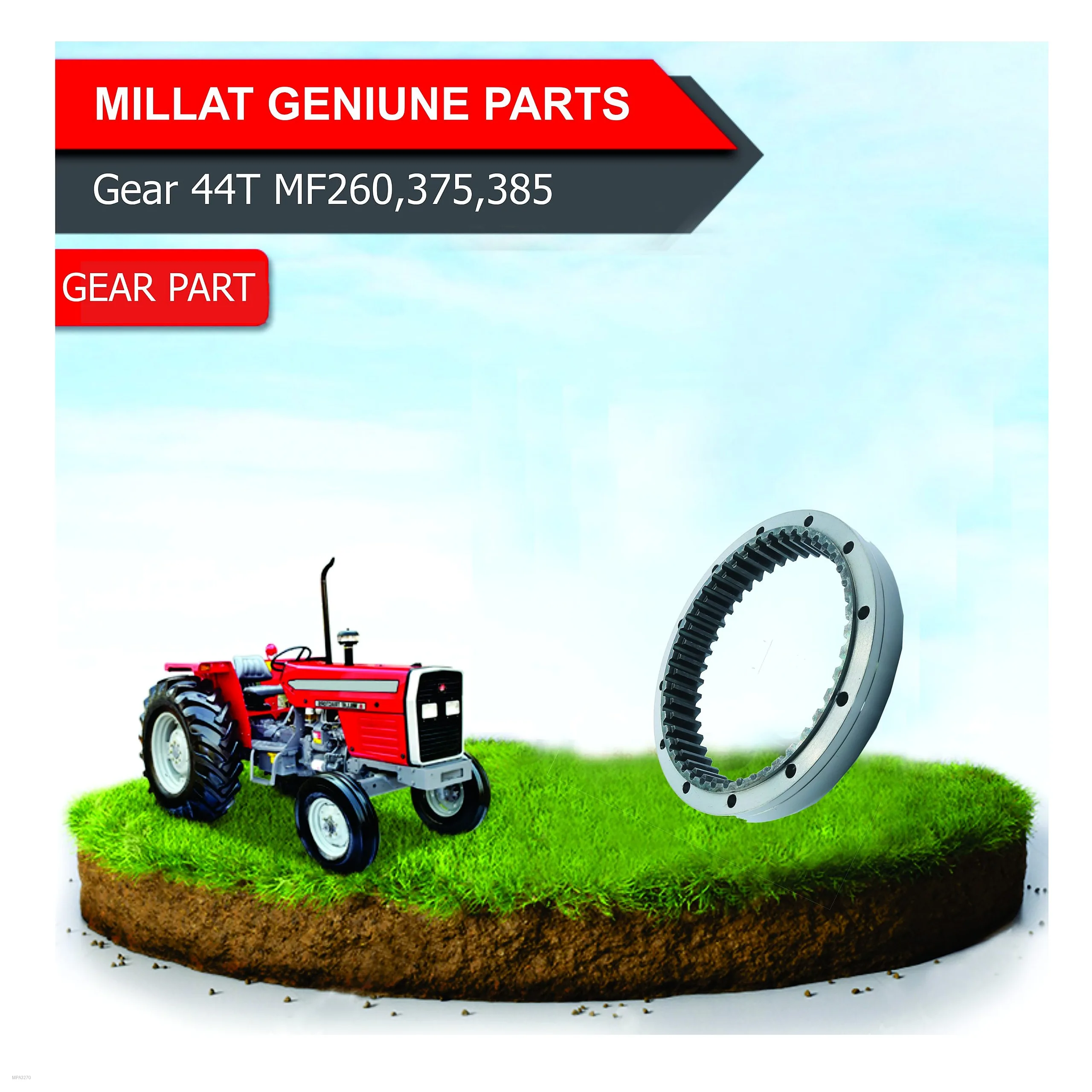Millat Massey Ferguson Tractor Spare Part 6 GEAR 44 TCOMMON 10334611693732 L - Massey Ferguson tractor spare part