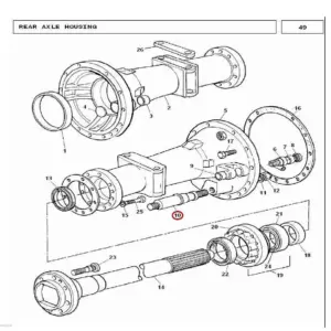 Millat Massey Ferguson Tractor Spare Part SHAFT 1008211867851 - Massey Ferguson tractor spare part
