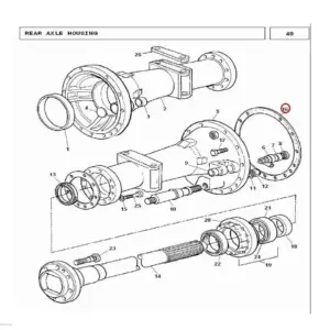 Millat Massey Ferguson Tractor Spare Part JOINT 100931183254 - Massey Ferguson tractor spare part