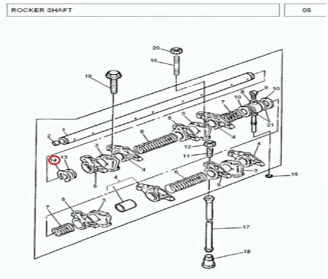 Diagram reference for Millat Massey Ferguson Tractor Spare Part 9 CIRCLIP 1831491183149 - Massey Ferguson tractor spare part