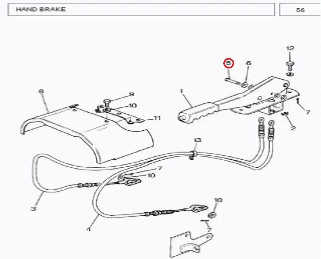 Diagram reference for Millat Massey Ferguson Tractor Spare Part 0 PIN CLEVIS 7430101743010 - Massey Ferguson tractor spare part