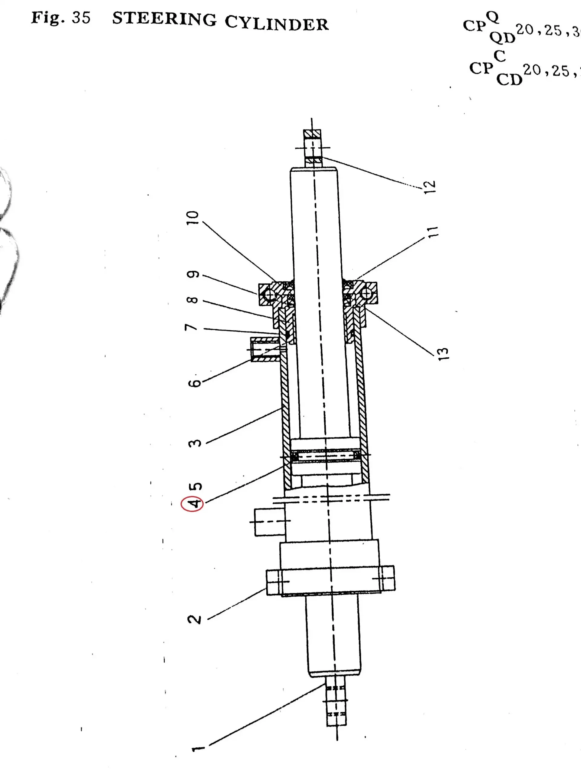 Diagram reference for Millat Massey Ferguson Tractor Spare Part GB 123576 AO RING 655708 GB 123576 A - Massey Ferguson tractor spare part