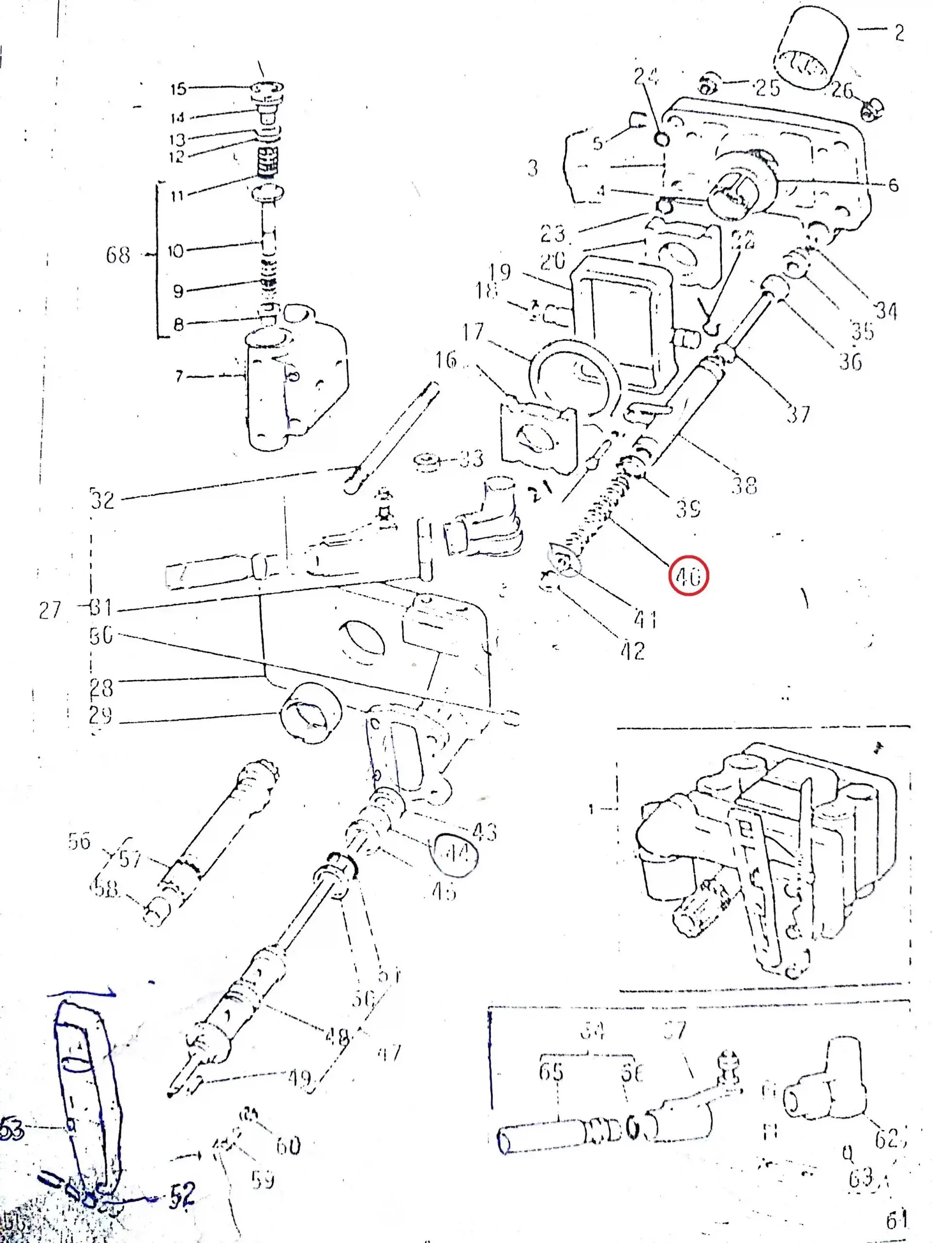 Diagram reference for Millat Massey Ferguson Tractor Spare Part 0 SP RING 180940 - Massey Ferguson tractor spare part