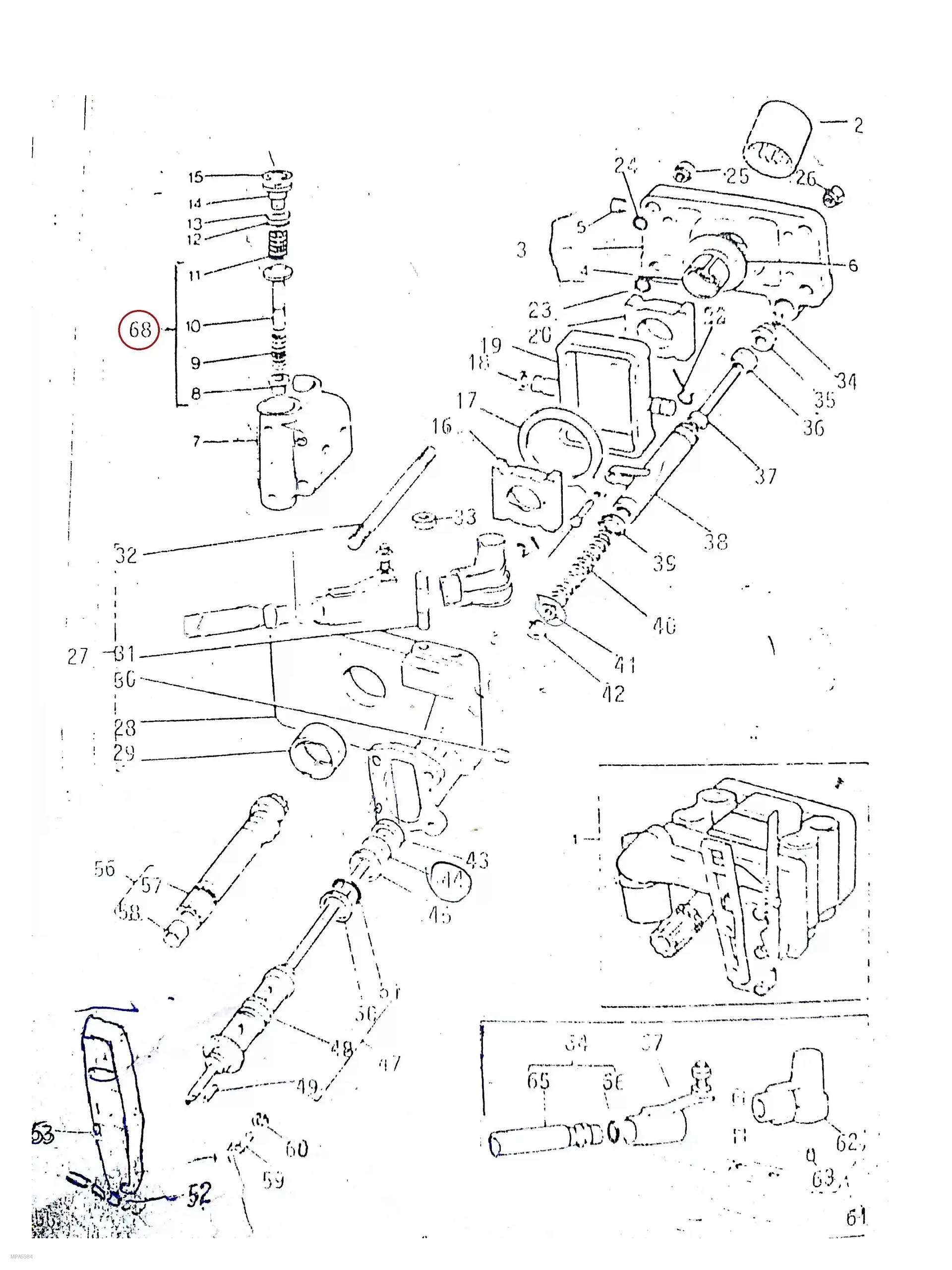 Millat Massey Ferguson Tractor Spare Part 678 KIT VALVE 11810678 - Massey Ferguson tractor spare part