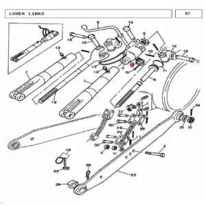 Millat Massey Ferguson Tractor Spare Part 45 W GEAR 1181345 W - Massey Ferguson tractor spare part