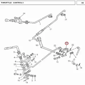 Millat Massey Ferguson Tractor Spare Part LEVER QUARANTCROSS SHAFT 130361897467 - Massey Ferguson tractor spare part