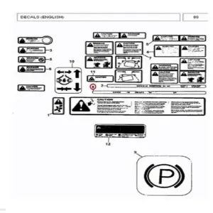 Millat Massey Ferguson Tractor Spare Part DECALMAININSTR 3595675 M 3 MF 375 33026133026 - Massey Ferguson tractor spare part