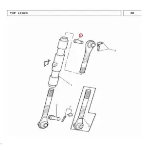 Millat Massey Ferguson Tractor Spare Part PIN TOPLINK MF 240 250341195589 - Massey Ferguson tractor spare part
