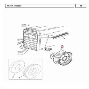 Millat Massey Ferguson Tractor Spare Part RIMFRONT 600161700111883335 - Massey Ferguson tractor spare part