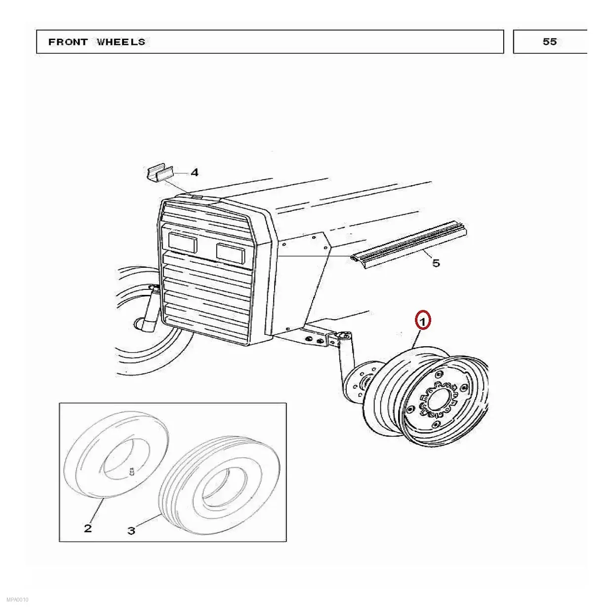 Millat Massey Ferguson Tractor Spare Part RIMFRONT 600161700111883335 - Massey Ferguson tractor spare part