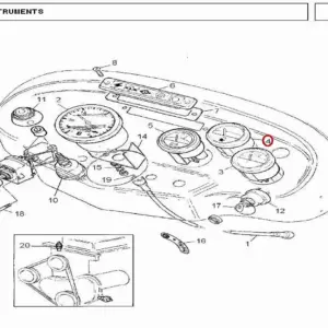 Millat Massey Ferguson Tractor Spare Part GAUGEFUEL 2901011877717 - Massey Ferguson tractor spare part