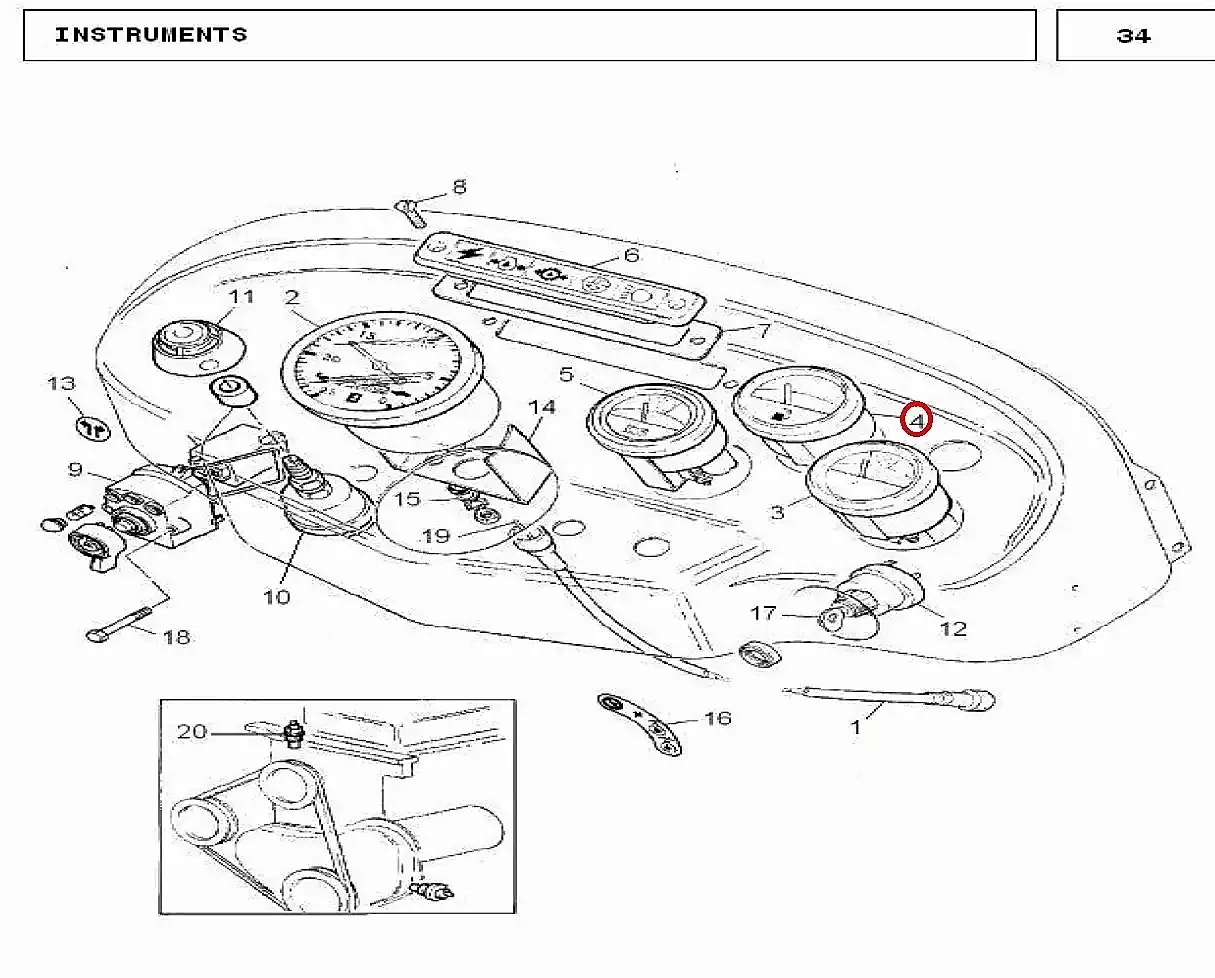 Millat Massey Ferguson Tractor Spare Part GAUGEFUEL 2901011877717 - Massey Ferguson tractor spare part