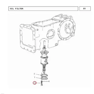 Millat Massey Ferguson Tractor Spare Part SCREW 51518 X 5841004141004 - Massey Ferguson tractor spare part