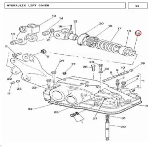 Millat Massey Ferguson Tractor Spare Part PLUNGER 260561886348 - Massey Ferguson tractor spare part