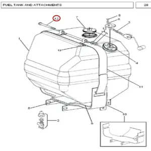 Millat Massey Ferguson Tractor Spare Part BOLT BRACKET FUELTANK 1907716249110 - Massey Ferguson tractor spare part