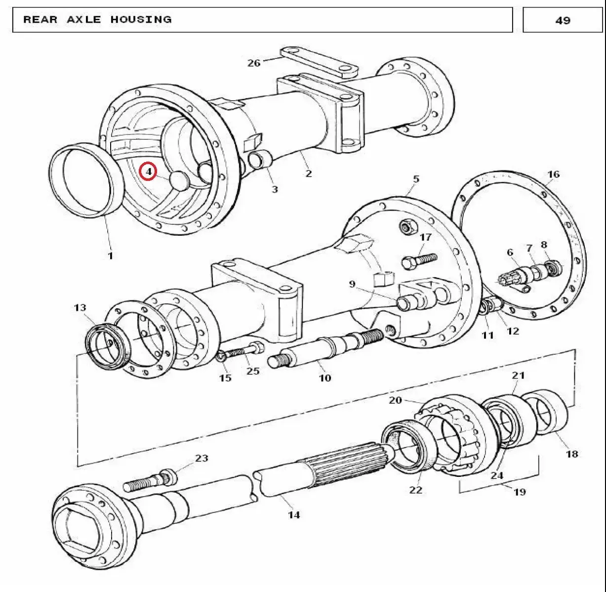 Diagram reference for Millat Massey Ferguson Tractor Spare Part PLUGEXPANSION 11410072110072 - Massey Ferguson tractor spare part