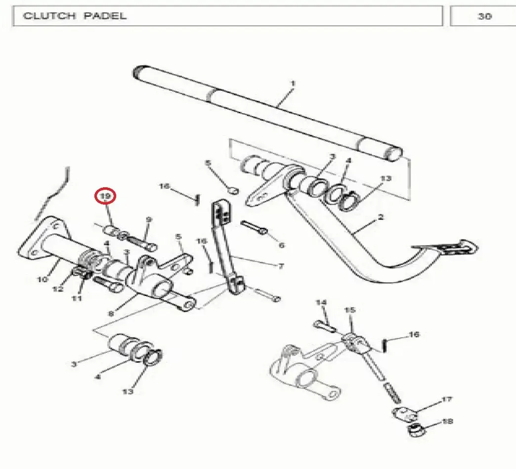 Diagram reference for Millat Massey Ferguson Tractor Spare Part 0 STOPSPACER 1130601113060 - Massey Ferguson tractor spare part