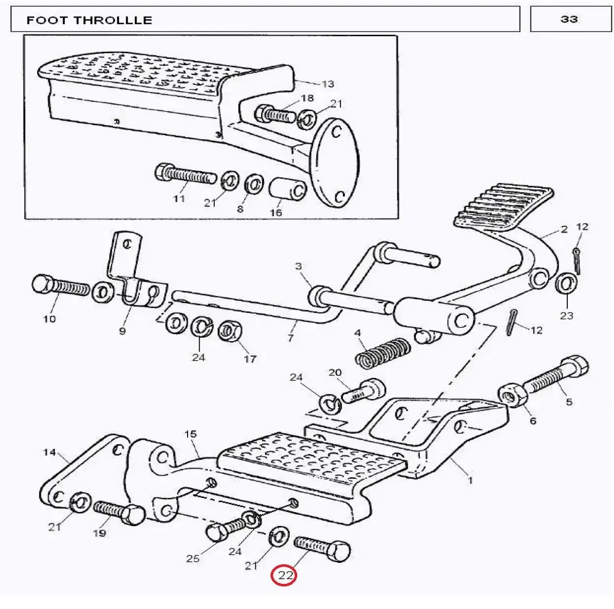 Diagram reference for Millat Massey Ferguson Tractor Spare Part BOLT 71614 X 11440006140006 - Massey Ferguson tractor spare part