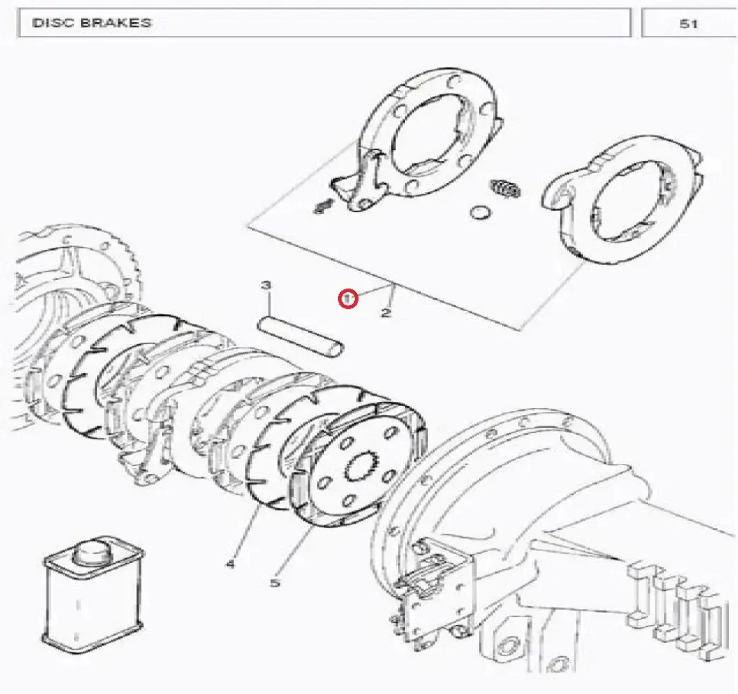 Diagram reference for Millat Massey Ferguson Tractor Spare Part 3 ASSYACTUATORLH MF 385 10357313596776 - Massey Ferguson tractor spare part