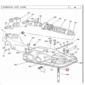 Millat Massey Ferguson Tractor Spare Part WASHER BACKUP 38 THICK 002926126126126 - Massey Ferguson tractor spare part