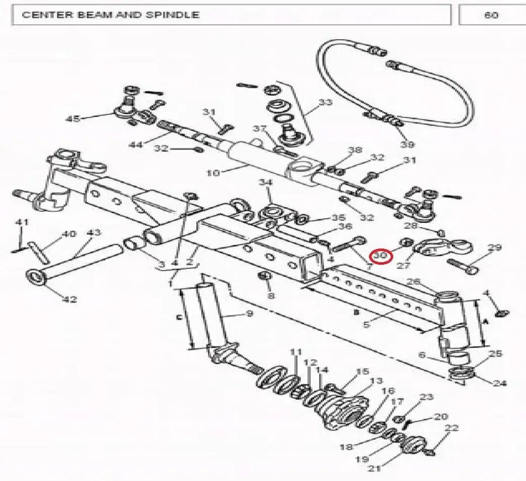Diagram reference for Millat Massey Ferguson Tractor Spare Part 3 NUT 341614318313762112 - Massey Ferguson tractor spare part