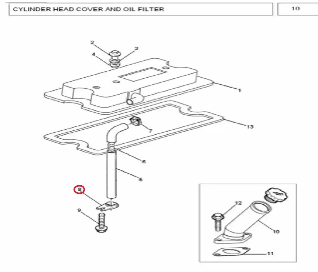 Diagram reference for Millat Massey Ferguson Tractor Spare Part 9 BRACKET TAPT 375183279136241123 - Massey Ferguson tractor spare part