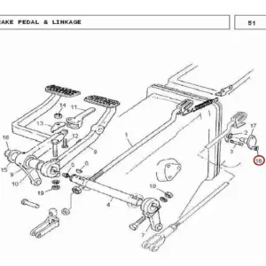 Millat Massey Ferguson Tractor Spare Part NUT PUMP SUPPORT PIN 5162411042111042 - Massey Ferguson tractor spare part