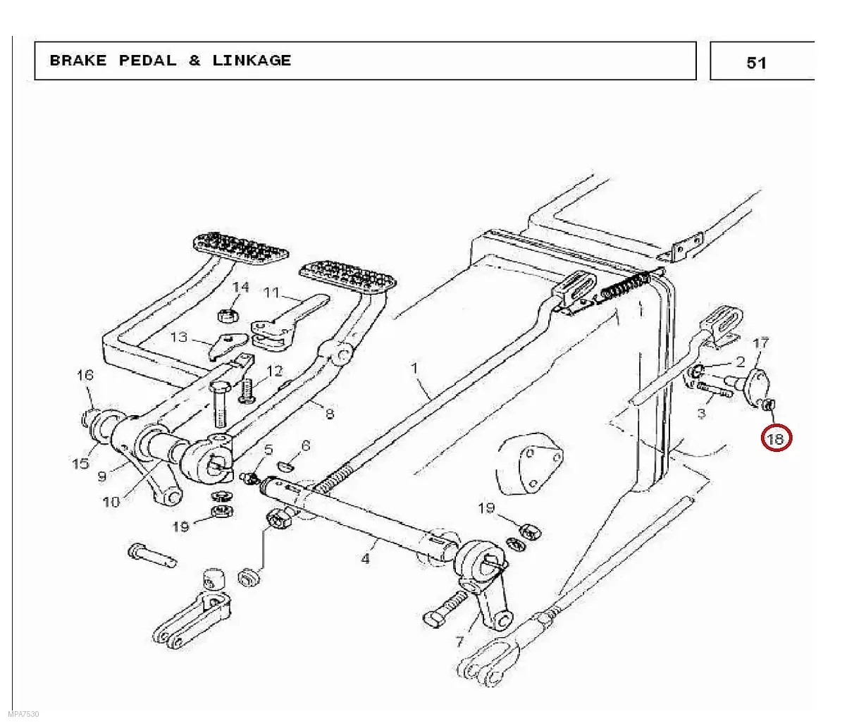 Millat Massey Ferguson Tractor Spare Part NUT PUMP SUPPORT PIN 5162411042111042 - Massey Ferguson tractor spare part