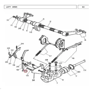 Millat Massey Ferguson Tractor Spare Part SCREW 3816 X 5826031126031 - Massey Ferguson tractor spare part