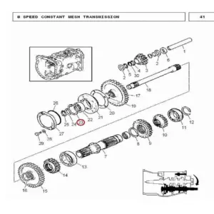 Millat Massey Ferguson Tractor Spare Part CHILLAMLOCK 12162112162 - Massey Ferguson tractor spare part