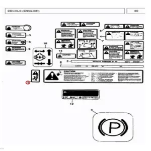 Millat Massey Ferguson Tractor Spare Part DECALFANLH 3697199 M 133024133024 - Massey Ferguson tractor spare part