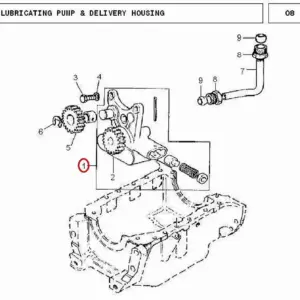 Millat Massey Ferguson Tractor Spare Part PUMP OIL 18096141314187 - Massey Ferguson tractor spare part