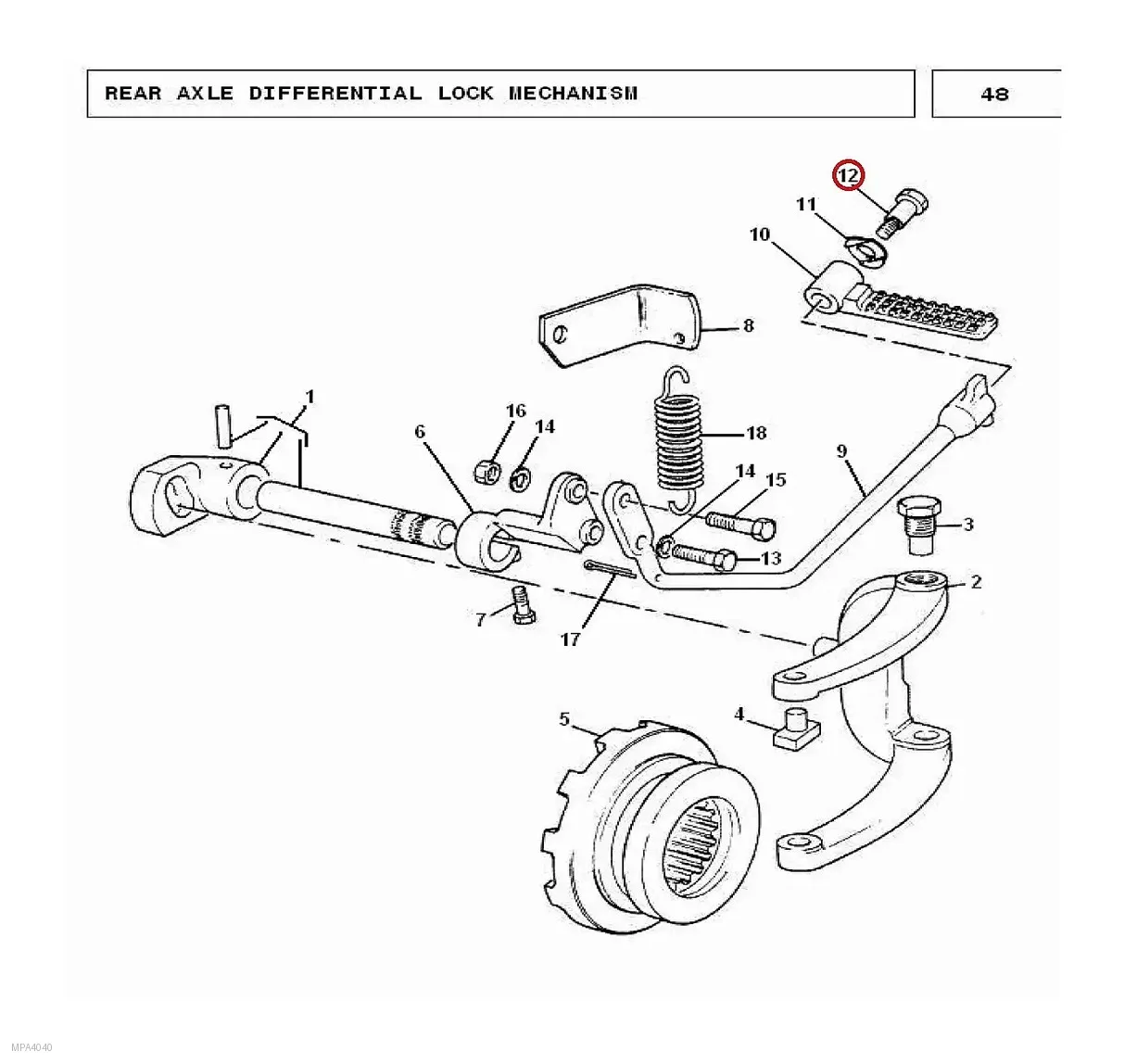 Millat Massey Ferguson Tractor Spare Part BOLT 71620 UNF 2 A 50018150018 - Massey Ferguson tractor spare part