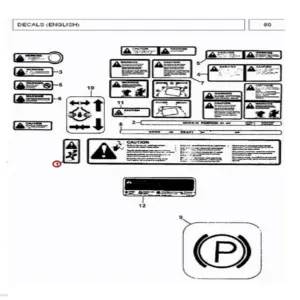 Millat Massey Ferguson Tractor Spare Part DECALFANRH 3697199 M 1 MF 375 P 33023133023 - Massey Ferguson tractor spare part