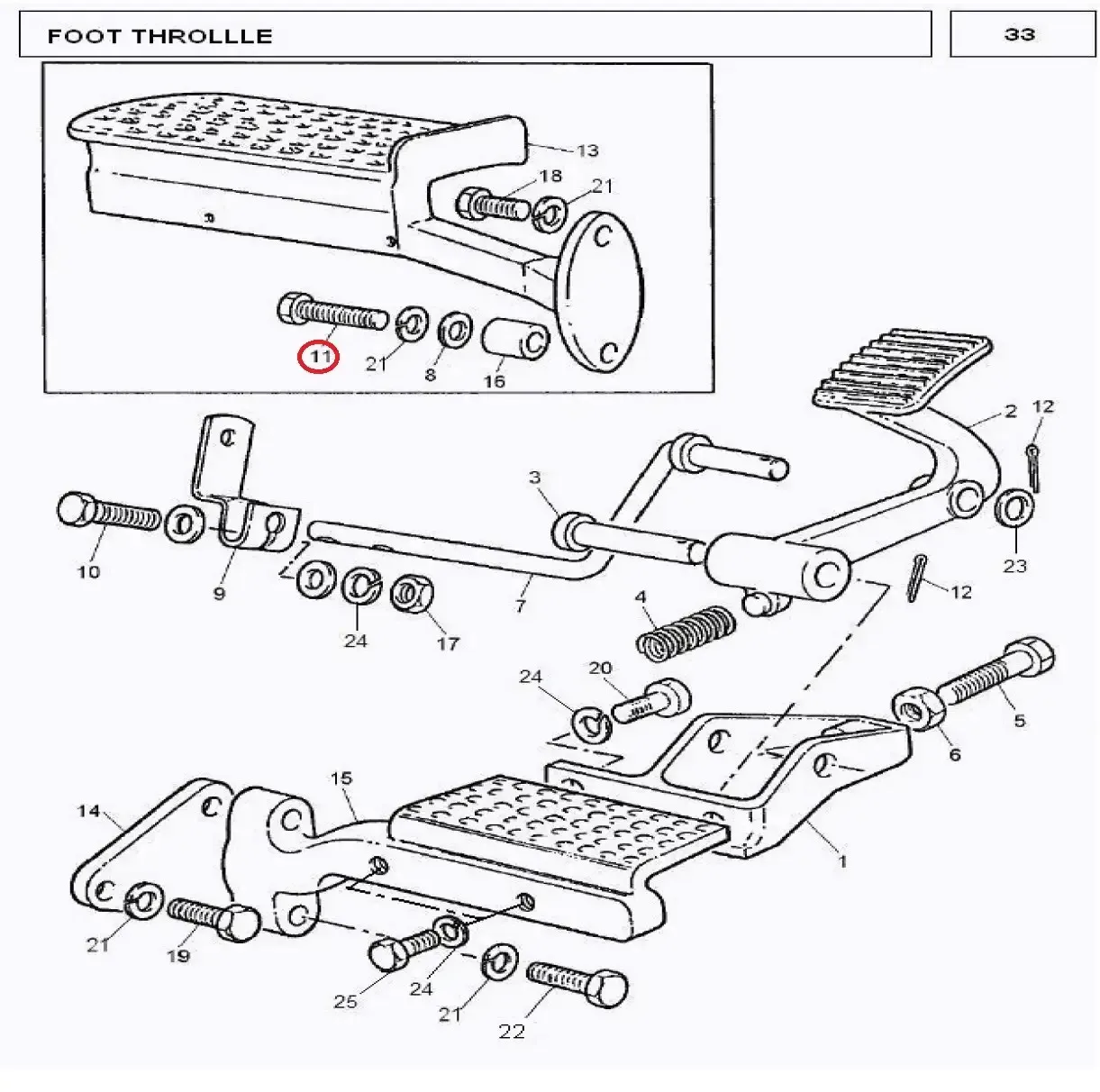 Diagram reference for Millat Massey Ferguson Tractor Spare Part BOLT 71614 X 25813080113080 - Massey Ferguson tractor spare part