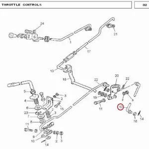 Millat Massey Ferguson Tractor Spare Part ROD FOOTTHROTTLE 13095113095 S 1 - Massey Ferguson tractor spare part