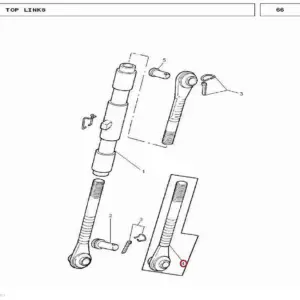 Millat Massey Ferguson Tractor Spare Part ASSYENDIMPLEMENTCAT 2250301183615 - Massey Ferguson tractor spare part
