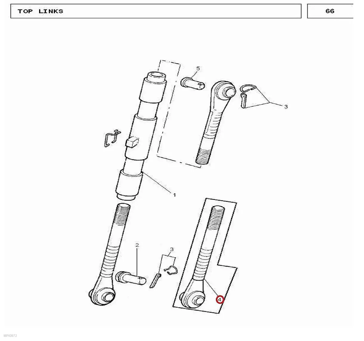 Millat Massey Ferguson Tractor Spare Part ASSYENDIMPLEMENTCAT 2250301183615 - Massey Ferguson tractor spare part