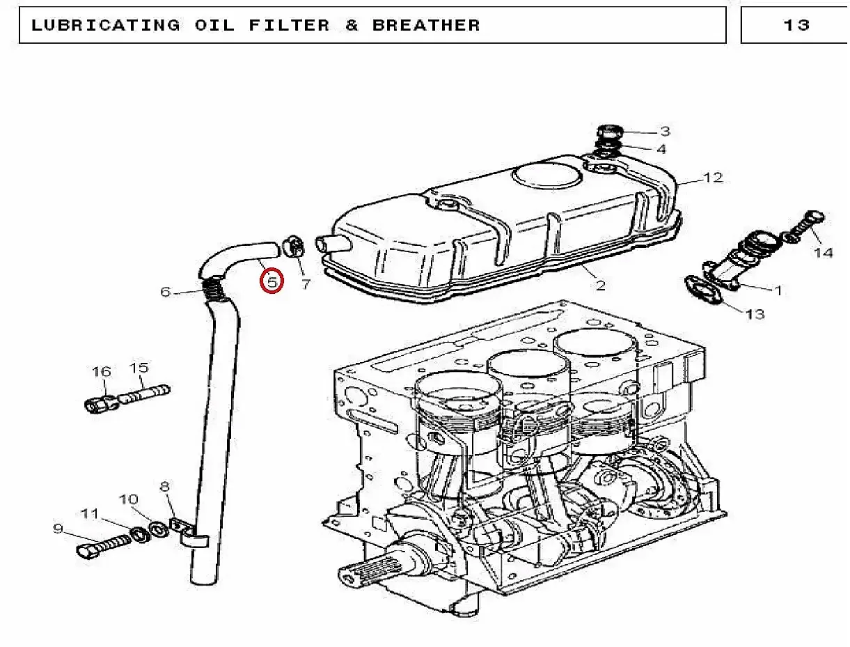 Millat Massey Ferguson Tractor Spare Part HOSE 18599133872531 - Massey Ferguson tractor spare part