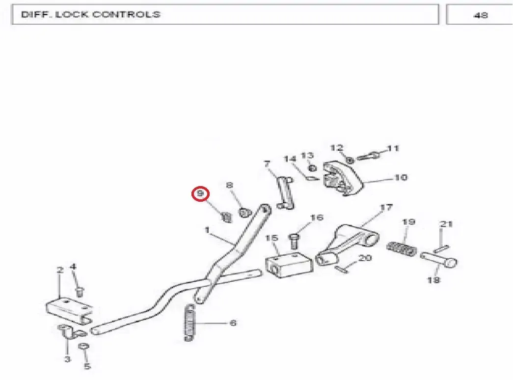 Diagram reference for Millat Massey Ferguson Tractor Spare Part 5 CLIPSAFETY 73304513595005 - Massey Ferguson tractor spare part