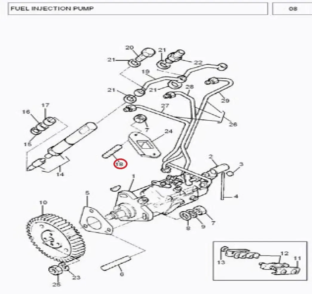 Diagram reference for Millat Massey Ferguson Tractor Spare Part SCREW M 12 L 3518503118503 - Massey Ferguson tractor spare part
